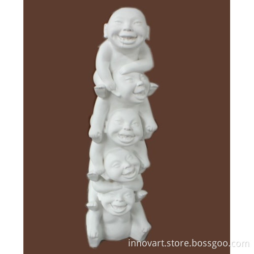 abstract polyresin sculpture art works